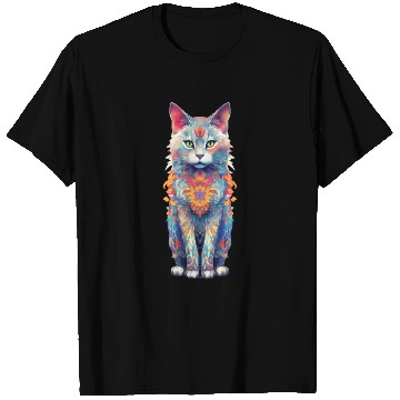 Discover Cat Mandala T Shirts