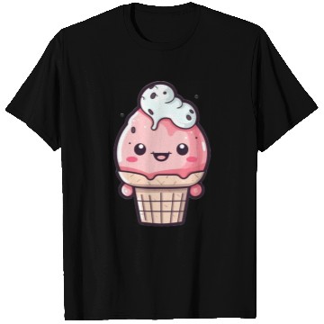 Discover Embrace the Sweetness of our Cute Soft Ice Cream T Shirts