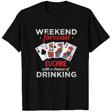 Discover Euchre Player - Euchre Drinking Card Game T Shirts