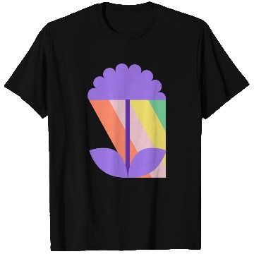 Discover Rainbow Flower Nature Happy Camping T Shirts