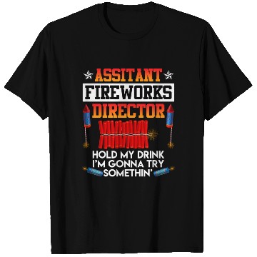 Discover Independence Day Assistant Fireworks Director USA T Shirts