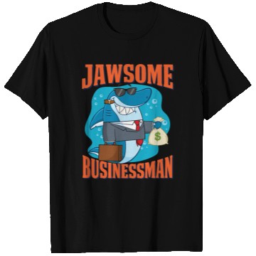 Discover Jawsome Businessman Shark | Funny Business Shark T Shirts