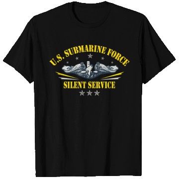 Discover Us Submarines Forces Silent Service Patriotic T Shirts