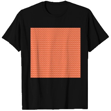 Discover Retro Orange Geometric Pattern T Shirts