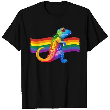 Discover Gay Pride Gecko T Shirts