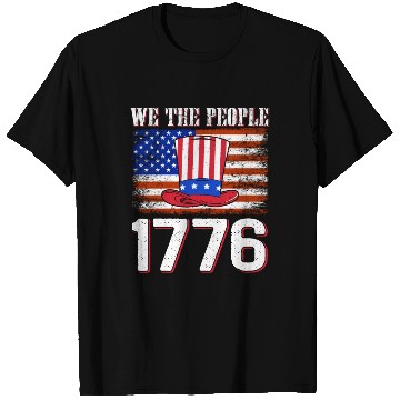 Discover We the People 1776 Independence Day US Patriot T Shirts