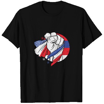Discover American Pride US Patriots American Fist Loverty T Shirts