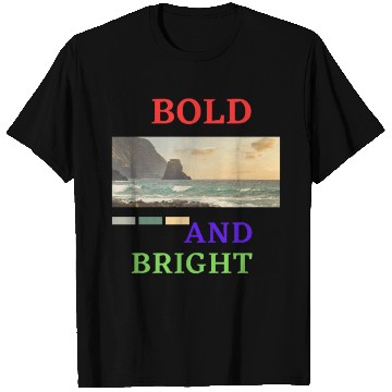 Discover Red Blue Green Bold and Bight T Shirts