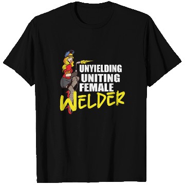 Discover Female Welder Funny Welding Mechanic Forge T Shirts