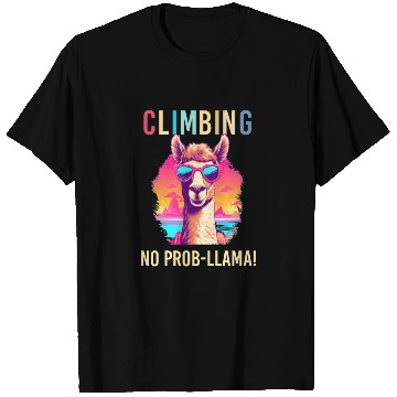 Discover Funny Alpaca with Sunglasses - No Prob-llama T Shirts