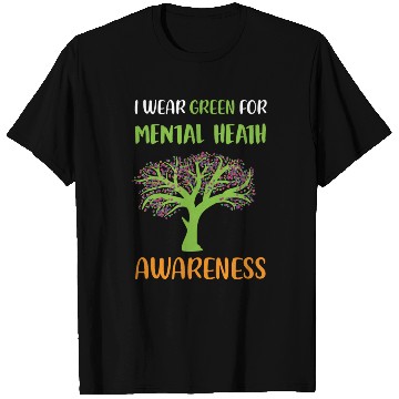 Discover I Wear Green For Mental Health Awareness T Shirts