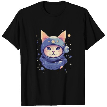 Discover cat in space T Shirts