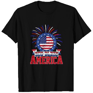 Discover God Bless America Independence Day USA Patriot T Shirts