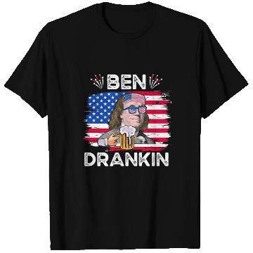 Discover Ben Drankin US President Independence Day T Shirts
