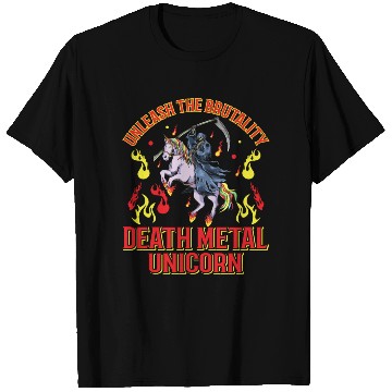 Discover Goth Rock Satan Unicorn Festivals Death Metal T Shirts