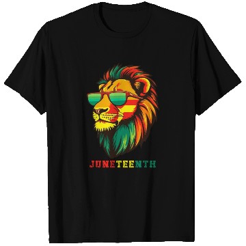 Discover Lion Juneteenth African American Black History T Shirts