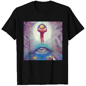 Discover Psychedelic imagination Who am I, where am I? T Shirts