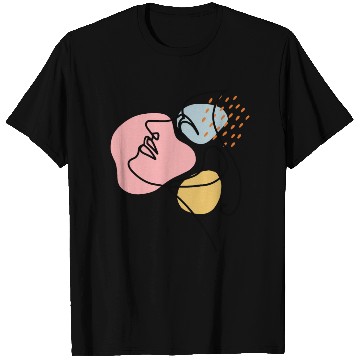 Discover Feminine Abstractions: Embracing Artistic Freedom T Shirts