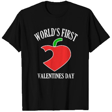 Discover Funny Worlds First Valentines Day 80s nostalgia T Shirts