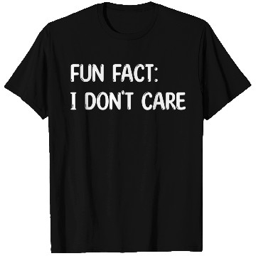 Discover Fun Fact I dont Care boy green T Shirts