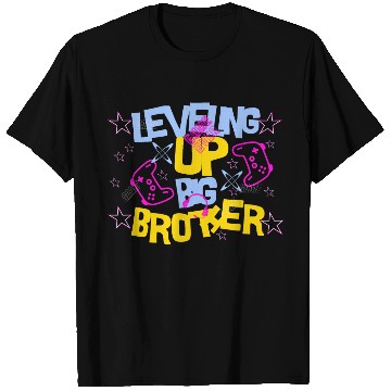 Discover LEVELING UP BIG BROTHER T Shirts