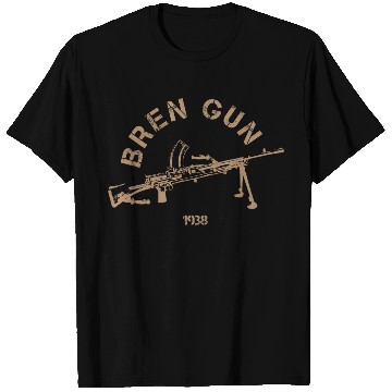 Discover Bren Light Machine Gun | World War 2 Weapon T Shirts
