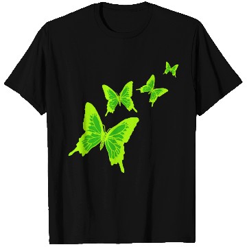 Discover Green butterfly T Shirts