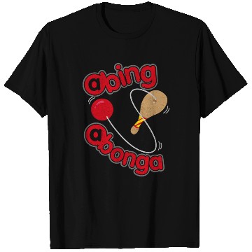 Discover 80s retro game Paddle and ball green T Shirts