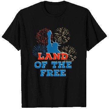 Discover Land of the free gift T Shirts