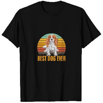Discover Best Dog Ever Cavalier King Charles Spaniel Retro T Shirts