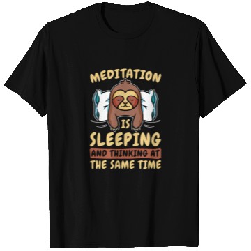 Discover Sloth Meditation Sloth Yoga T Shirts