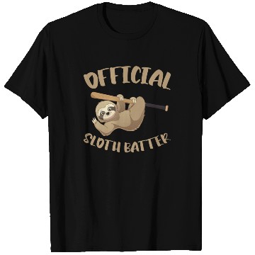 Discover Sloth Bat Sloth Baseball T Shirts