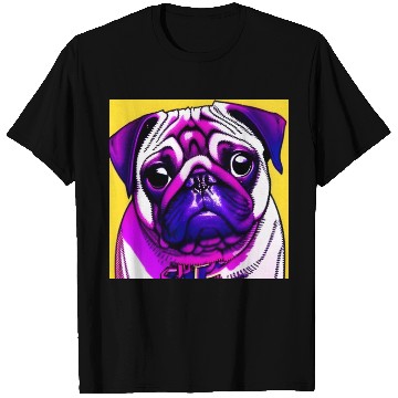 Discover PUG POP ART T Shirts