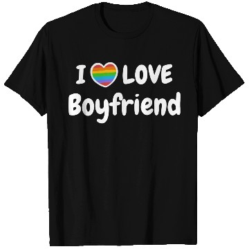 Discover I Love My Gay Boyfriend LGBT hippie T Shirts