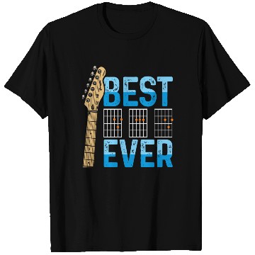 Discover Best Dad Ever Guitarist Father Guitar Musician T Shirts