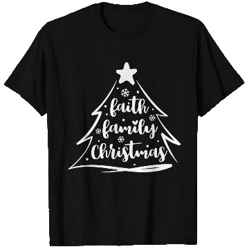 Discover Faith Family Christmas - Christmas Tree T Shirts