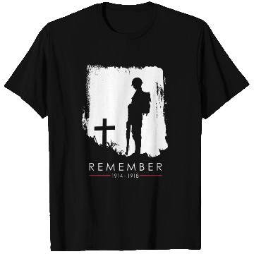 Discover Remember 1914 - 1918 WW1 Veteran T Shirts