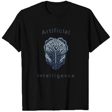 Discover Artificial Intelligence (AI) Robot Brain T Shirts
