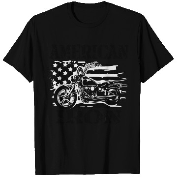 Discover American Iron Motorcycle ©WhiteTigerLLC.Com T Shirts