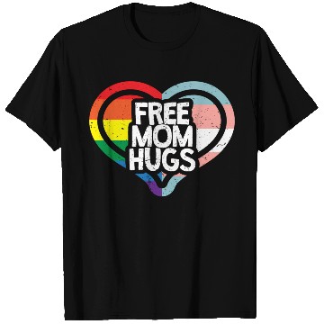 Discover Free Mom Hugs Rainbow Pride T Shirts
