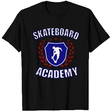 Discover Skateboard Academy T Shirts