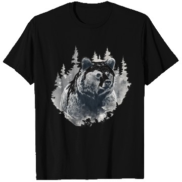 Discover Majestic Forest Bear T Shirts