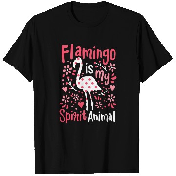Discover Flamingo Pink Bird Wading Bird T Shirts