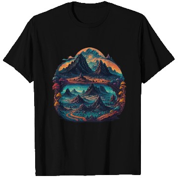 Discover Psychedelic mystical illustration T Shirts