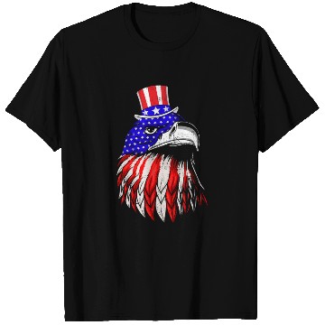 Discover America Eagle USA Patriots American Pride T Shirts