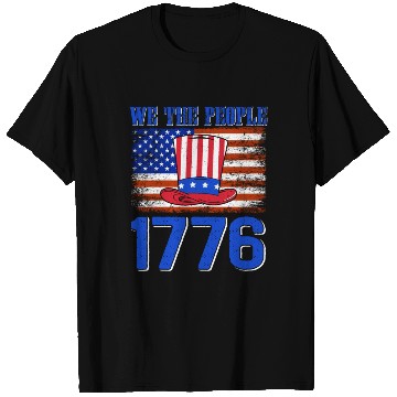 Discover We the People 1776 Independence Day US Patriot T Shirts