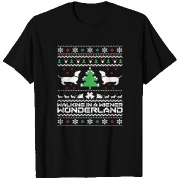 Discover Dachshund Ugly Doxie Santa T Shirts