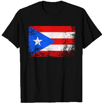 Discover Puerto Rico National Flag T Shirts