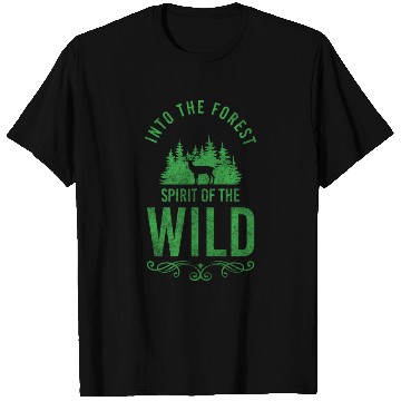 Discover Forest Camping Wilderness Landscape T Shirts