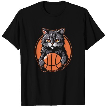 Discover Basketball Cat Basketball Player I Love Basketball T Shirts